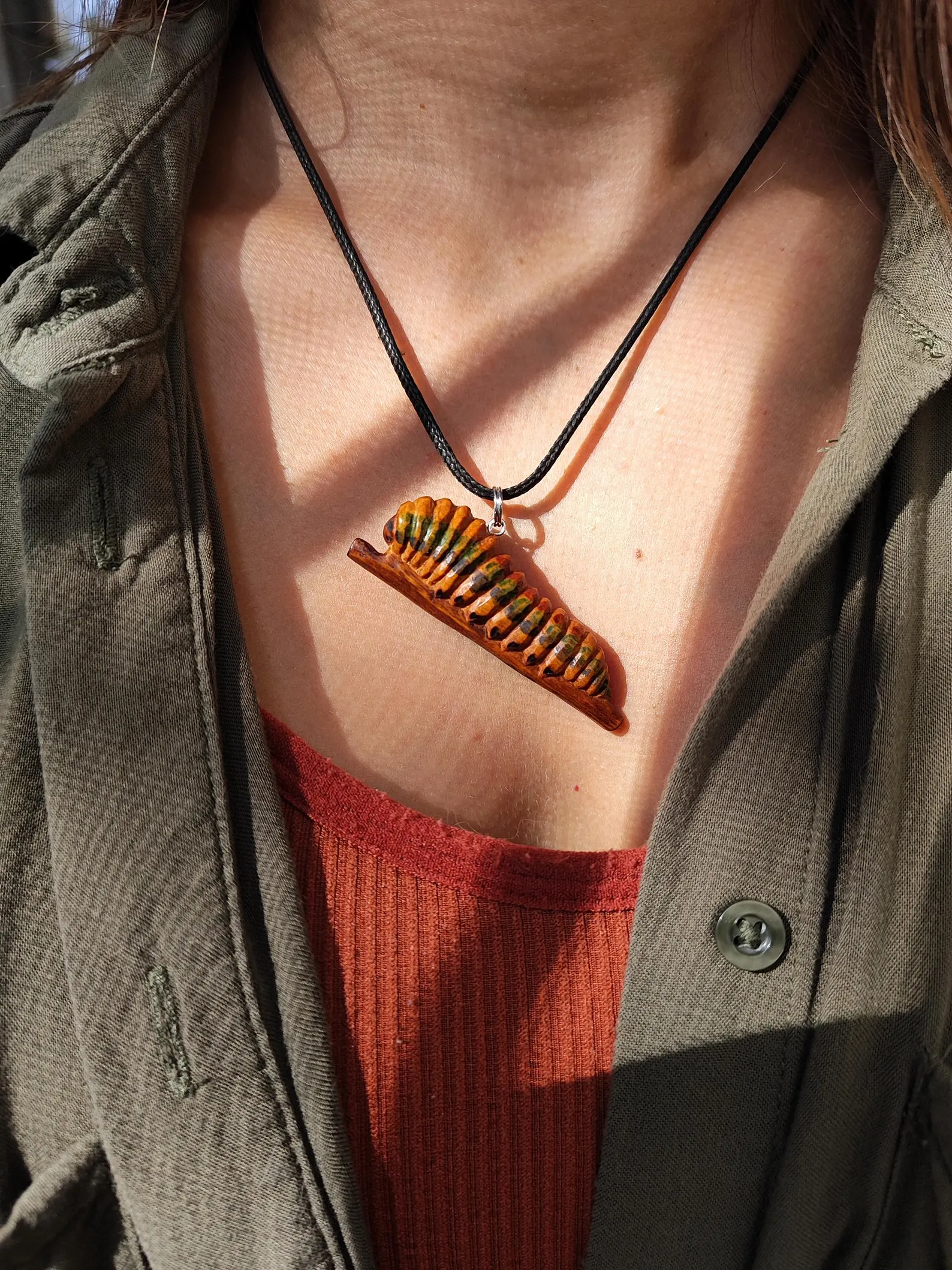 Caterpillar pendant