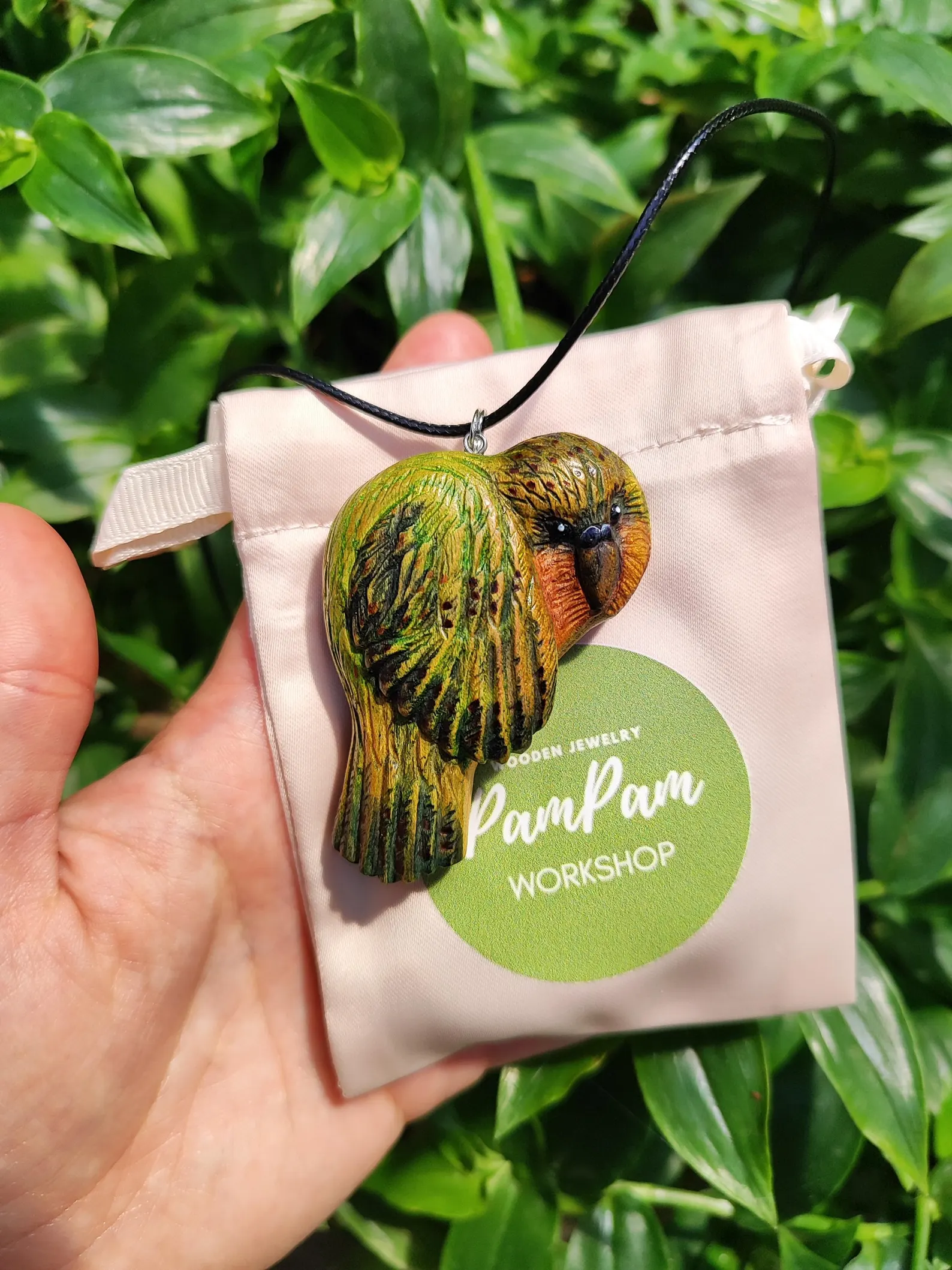 Kakapo necklace